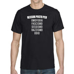 T-shirt Uomo Nessun posto per omofobia, fascismo, sessismo, razzismo, odio Uomo-T-shirt-Lol T-shirt
