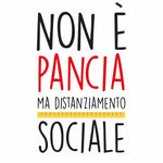 T-shirt Uomo Non è pancia ma distanziamento sociale-T-shirt-Lol T-shirt