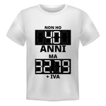 T-shirt Uomo Non ho 40 anni ma 32.79 + IVA-T-Shirt-Lol T-shirt