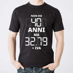 T-shirt Uomo Non ho 40 anni ma 32.79 + IVA-T-Shirt-Lol T-shirt