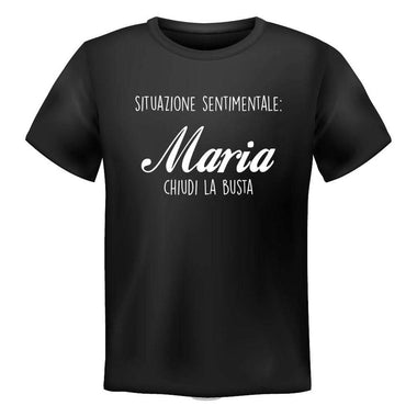 T-shirt Uomo Situazione sentimentale: Maria chiudi la busta-T-shirt-Lol T-shirt