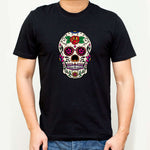T-shirt Uomo Sugar Skull Calaveras-T-shirt-Lol T-shirt